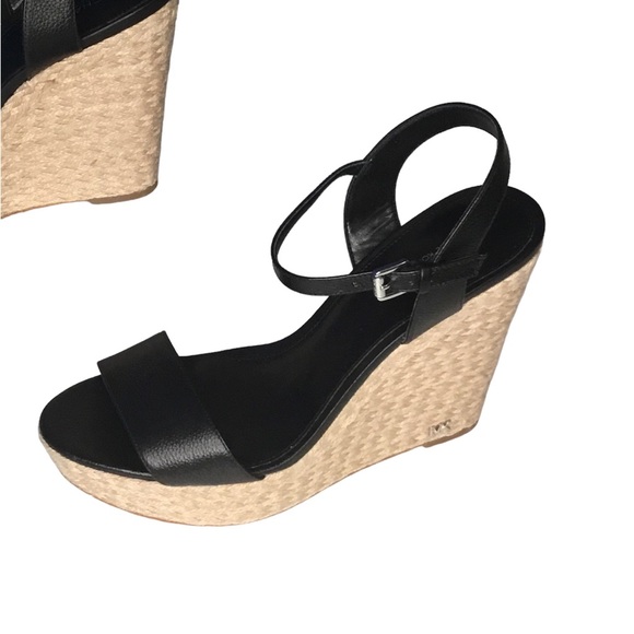 Women’s Michael Kors Jill Wedges - Black - Size 10 NWOT - Picture 6 of 10